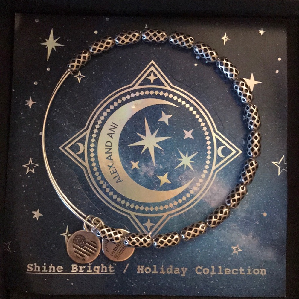 Alex and Ani silver bracelet